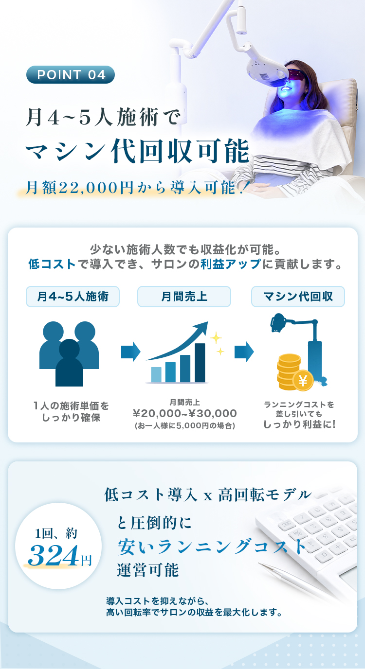 ホワイトLEDネオ4つのポイント